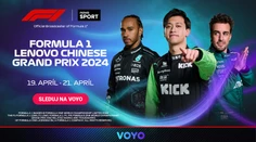 Formula 1 sa vracia do Číny. Vychutnajte si kompletný program Veľkej ceny na Voyo