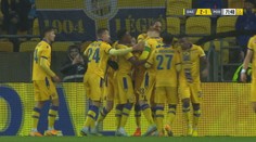 VIDEO: Prvé góly si načasoval výborne a tím prebral zo šoku. Dunajskú Stredu spasil sviatočný strelec