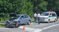 Tragická nehoda na Liptove. Po zrážke s autom zomrel 48-ročný motorkár