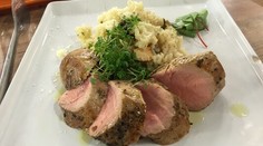 Filet mignon na hríbikovom rizote