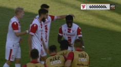 VIDEO: Trenčania dali krásny gól, tancovali i videli červenú. Košice napriek tomu ich bránu neodkliali