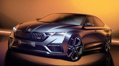 Už sú vonku prvé skice nového športiaku Škoda Octavia RS iV