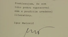Prekvapivá reakcia spoluautora kníh, ktoré Matovič opísal v diplomovke