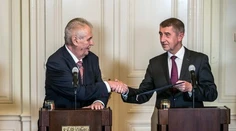 Prezident Zeman vymenoval menšinovú vládu Andreja Babiša