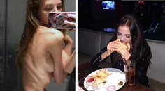 Modelka vydesila trčiacimi rebrami verejnosť. Bráni sa fotkou s hamburgerom