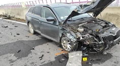 Na diaľnici pod Tatrami sa zrazili dve autá, jedného z vodičov prevážal vrtuľník