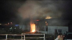 Pri Trnave horeli stohy kŕmnej slamy