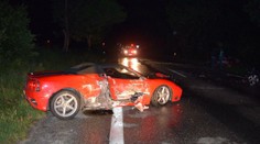 Turek pri Dunajskej Strede spôsobil haváriu na Ferrari. Dvaja ťažko zranení