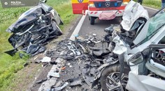 FOTO: Tragédia pri Nových Zámkoch. V aute zahynula tehotná žena s manželom a osemročnou dcérou, prežilo iba ich batoľa