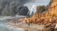 VIDEO: Masívne explózie na ruskej základni na Kryme