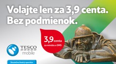 Volajte len za 3,9 centa bez podmienok