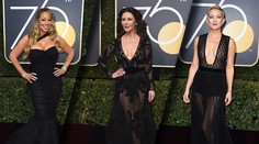 Móda zo Zlatých glóbusov: Vyzeralo to ako na kare, ale z ušľachtilého dôvodu