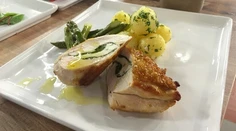 Kuracie suprême plnené špenátom a roquefortom