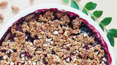 Slivkové crumble