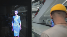 V niektorých slovenských pobočkách vás obslúži namiesto človeka Vesna. Ide o prvú holografickú bankárku