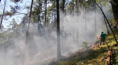 Horí aj v Slovenskom raji, požiar zrejme spôsobil blesk