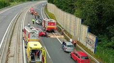 Vážna nehoda na D1 v smere na Liptovský Mikuláš. Zasiahnuť musel aj vrtuľník