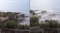 Obrovský zosuv pôdy v Nórsku: V mori skončila časť mesta, z ôsmich domov zostali len trosky