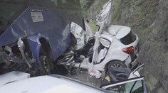 VIDEO: Tragická nehoda pod Strečnom má už jednu obeť, vážne sa zranilo aj bábätko