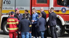 Minister vnútra Matúš Šutaj Eštok prišiel na miesto tragickej nehody autobusu