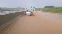 R1 je pri Beladiciach v smere od Nitry na Banskú Bystricu neprejazdná