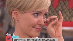 Kvetka Horváthová oslavuje okrúhliny. Toto prekvapenie ju dojalo k slzám
