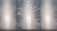 VIDEO: Návštevníkov lyžiarskeho strediska ohromil nevídaný jav. Vyzeral ako brána do inej dimenzie