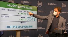 Slovensko má dostatok vakcín pre 85 percent dospelých ľudí