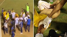 VIDEO: Konanie, aké sa ťažko stretne s pochopením. Policajt mal upokojiť situáciu, no postrelil brankára