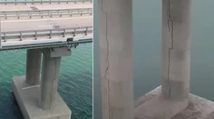 Keď počkajú, možno spadne aj sám. Praskliny na pilieroch Krymského mosta sú čoraz väčšie