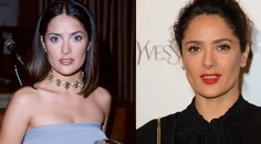 Dobré gény, alebo plastika? Salma sa za 15 rokov vôbec nezmenila