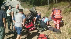 Nešťastie pri obci Chlmec: Po prevrátení malotraktora na lesnej ceste zahynul muž