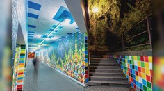 Pod jeho rukami sa podchody a steny menia na umelecké diela. Snaží sa, aby grafitmi oslovili okolie