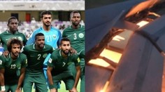 Futbalisti zo Saudskej Arábie zažili v lietadle šok. Za letu horelo jedno krídlo