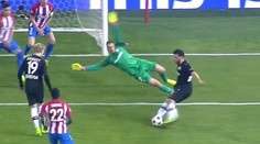 VIDEO: Brankár Atletica Oblak bol neprekonateľný, vrcholom bol unikátny trojzákrok