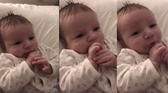 Len dvojmesačné bábätko prehovorilo. Prekvapilo mamu aj internet