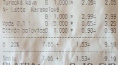 V bratislavskej kaviarni si za džbán vody vypýtali oveľa viac, ako za samotnú kávu