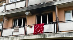 Tragický požiar v Dubnici nad Váhom. Žena ušla z horiaceho bytu, muža (†50) našli bez známok života