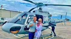 Belohorcová s manželom v Las Vegas: Fotka s legendou