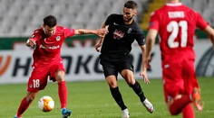 Oslabená Slavia zdolala Nice, Ďuriš dostal červenú kartu
