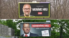 Kollár cez bilbord podpichuje Sulíka. SaS mu to cez svojich mladých vrátila aj s úrokmi