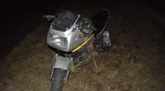 Mladík (28) bez vodičáku havaroval na motorke, v krvi mal 2,63 promile