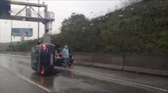 VIDEO: Na konci tunela Sitina sa stala hrozivo vyzerajúca nehoda