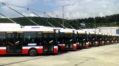 Do Bratislavy dorazil nový trolejbus