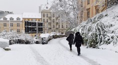 V Bratislave môže do rána nasnežiť 5 centimetrov, SHMÚ vydal výstrahu 1. stupňa