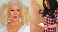 Christina Aguilera s tmavými vlasmi. Ako blondína je oveľa krajšia