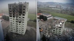 ČASOZBER: Tri dni demolácie bytovky v 90 sekundách