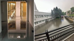 VIDEO: V ružinovskej nemocnici odstraňujú škody po potope. Pozrite si, ako to tam vyzeralo