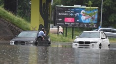 Bratislava po búrke: MHD meškala, ulice boli zatopené