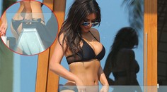 Príliš veľký zadok Kim Kardashian v príliš malých bikinách